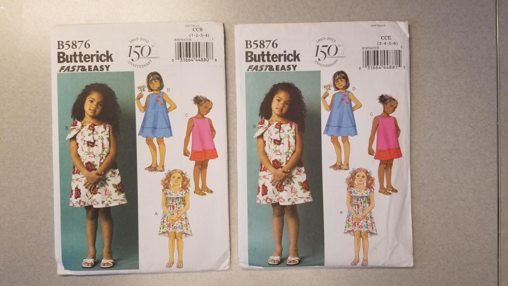 Butterick 5876: Girls Dress